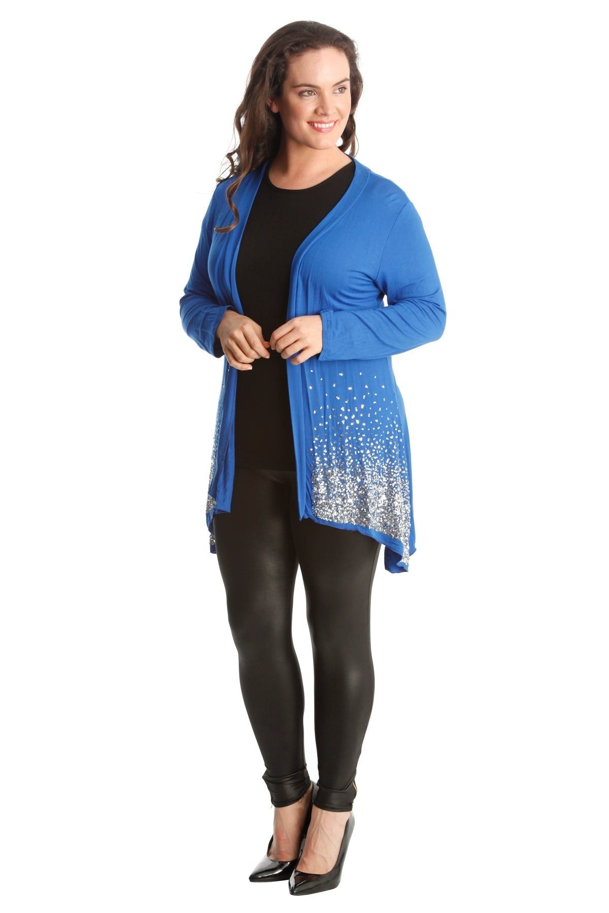 Sequin Sparkle Open Cardigan cardigan WearAll