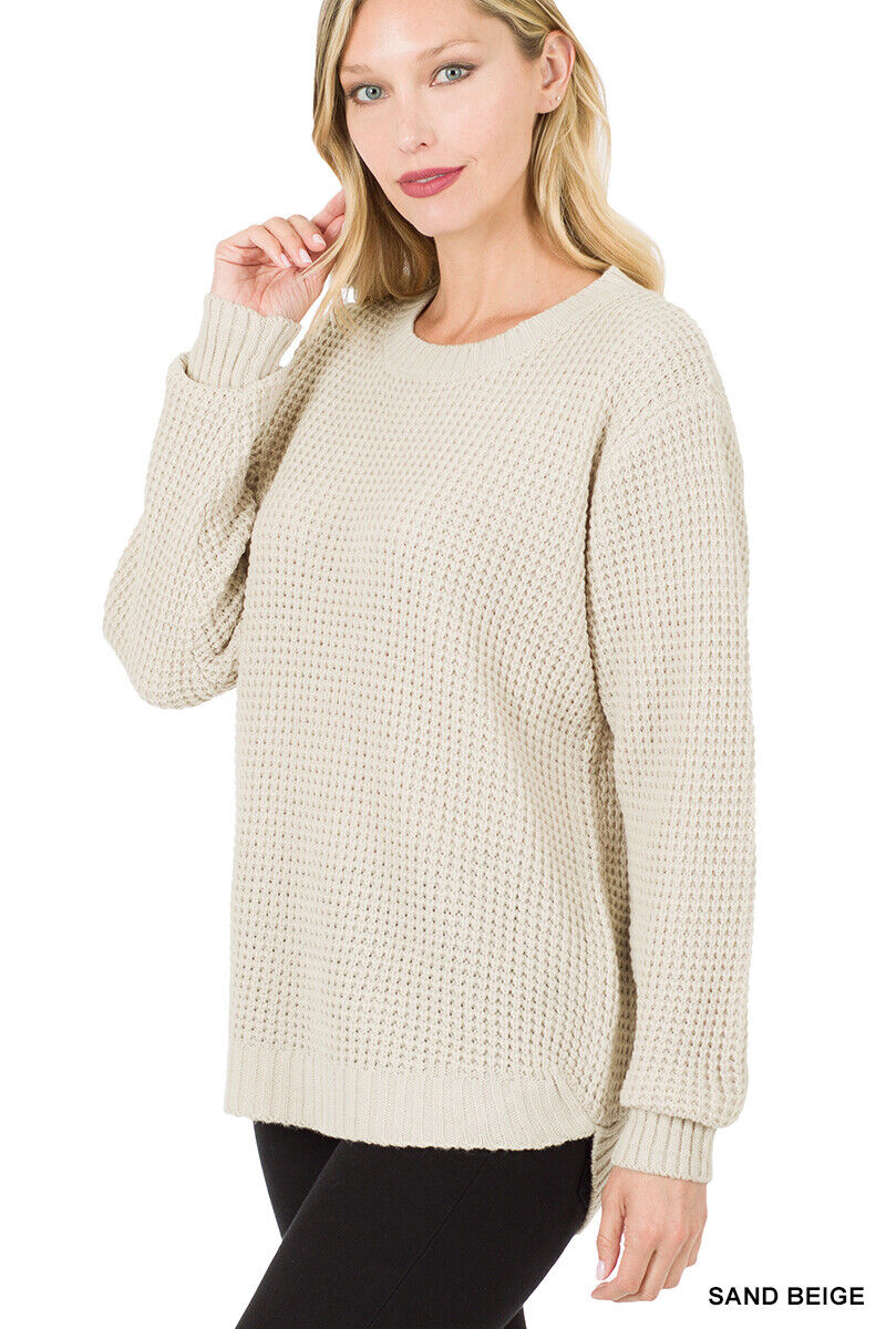 Knitted Chunky Baggy Jumper Knitted Jumper WearAll