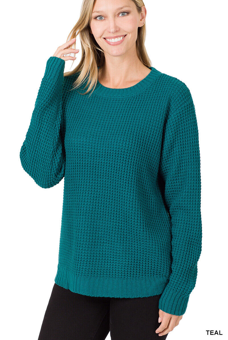 Knitted Chunky Baggy Jumper Knitted Jumper WearAll
