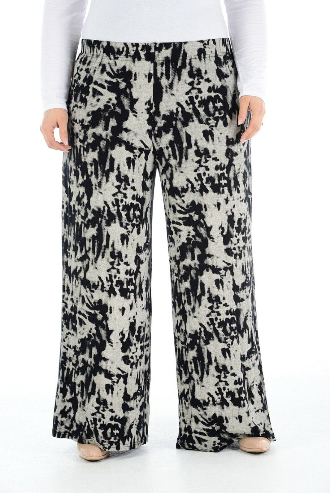 Plus Size Tie Dye Print Palazzo Trouser Palazzo WearAll Tie Dye 16-18