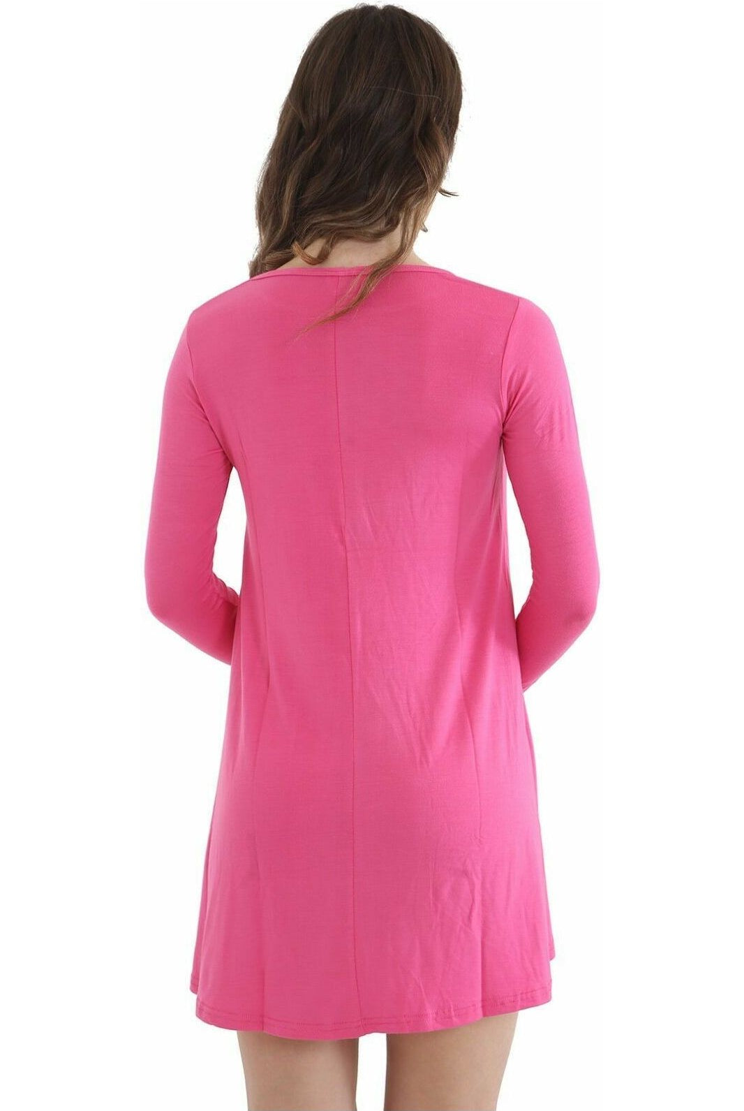 Plain Ladies Swing Dress Top Dress WearAll