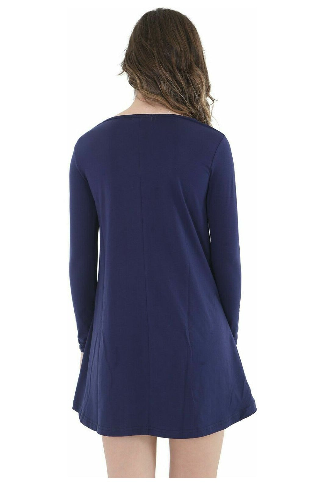 Plain Ladies Swing Dress Top Dress WearAll