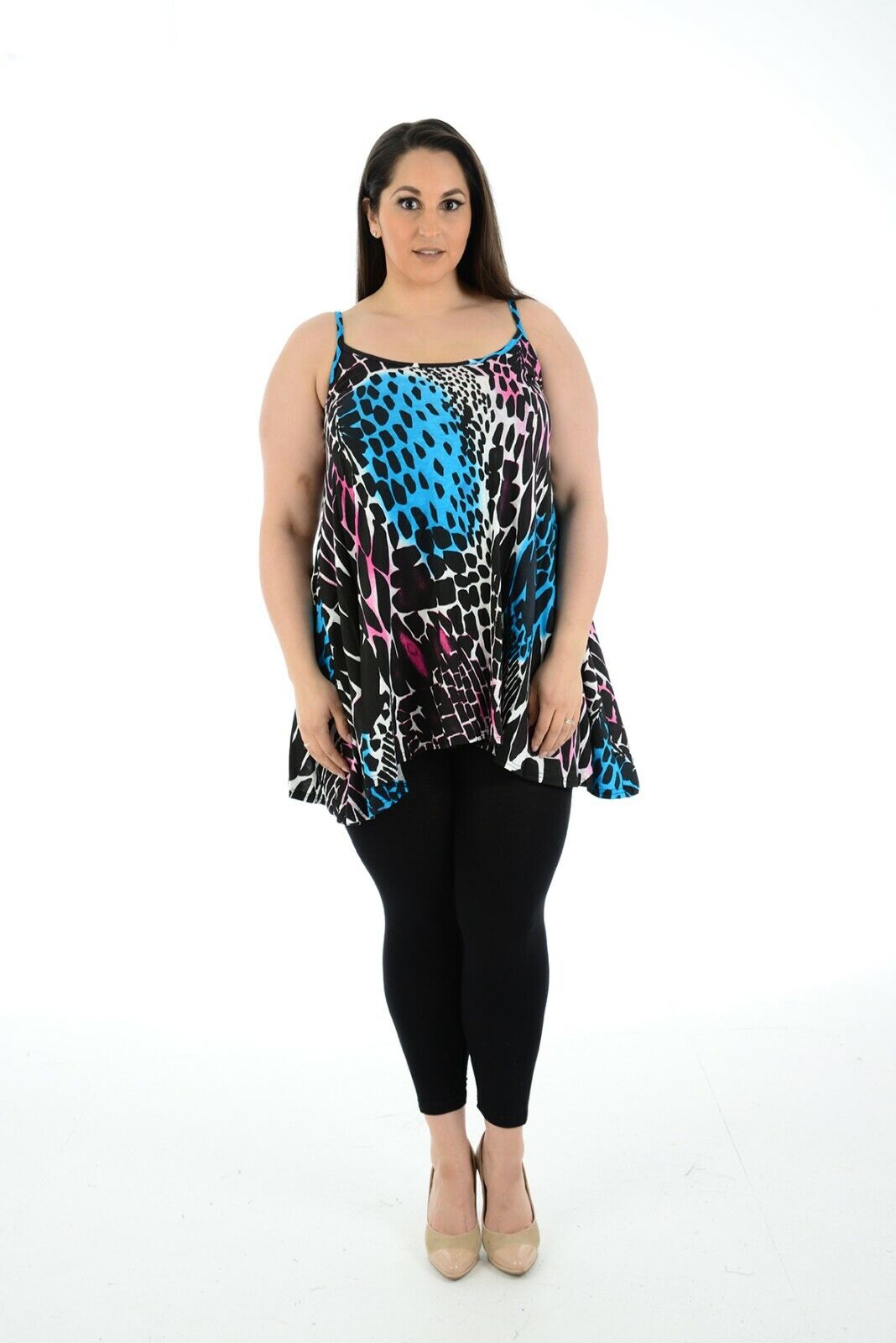 Abstract Animal Paisley Print Vest Top Tops WearAll