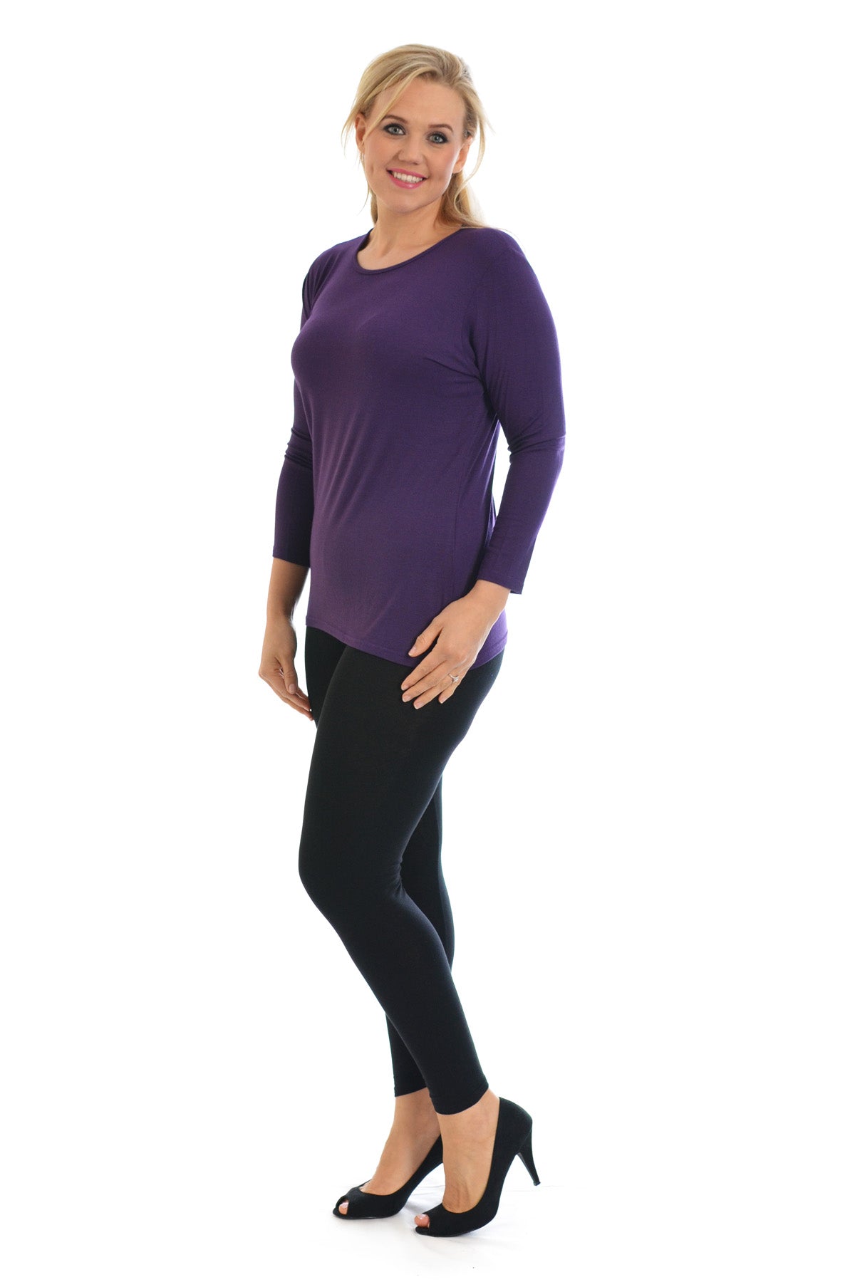Plus Size Long Sleeve T-Shirt Top Tops WearAll
