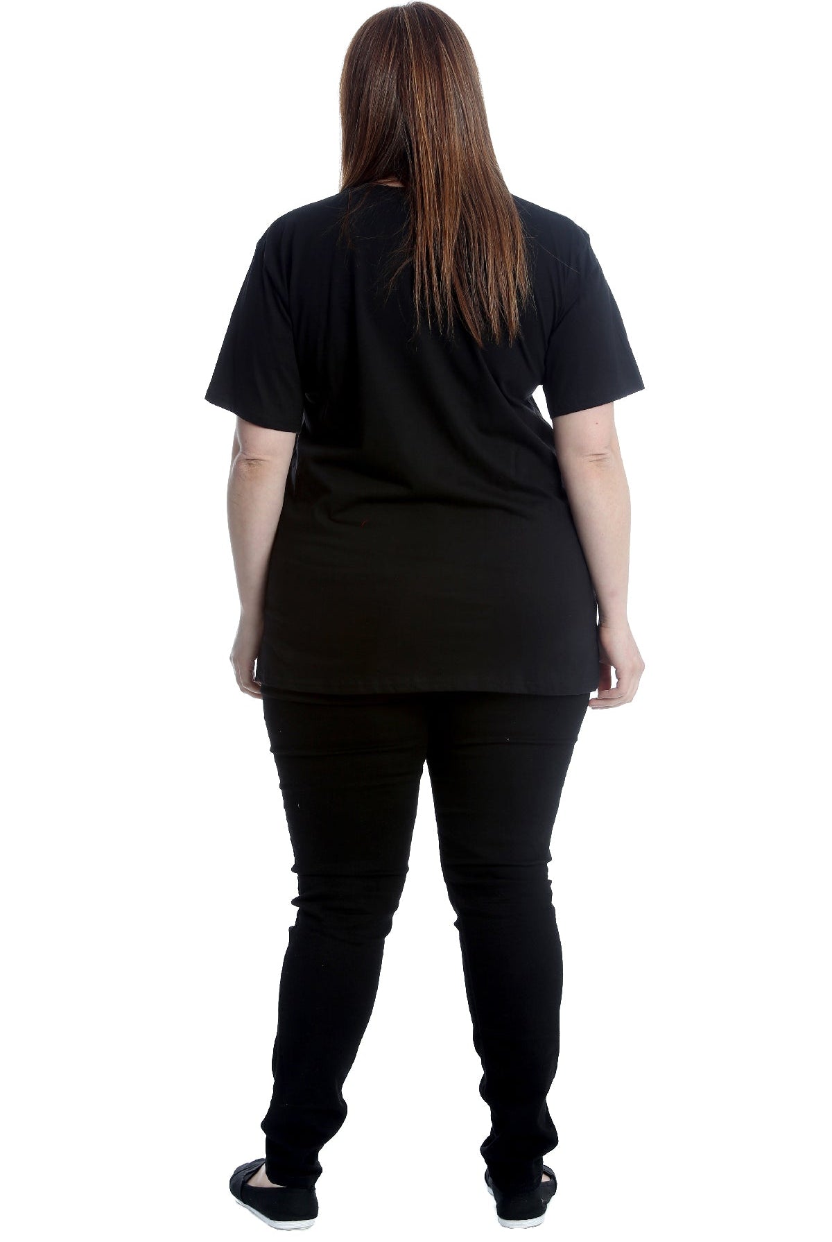 Amour Paris Print Baggy Short Sleeve T-Shirt Tops WearAll