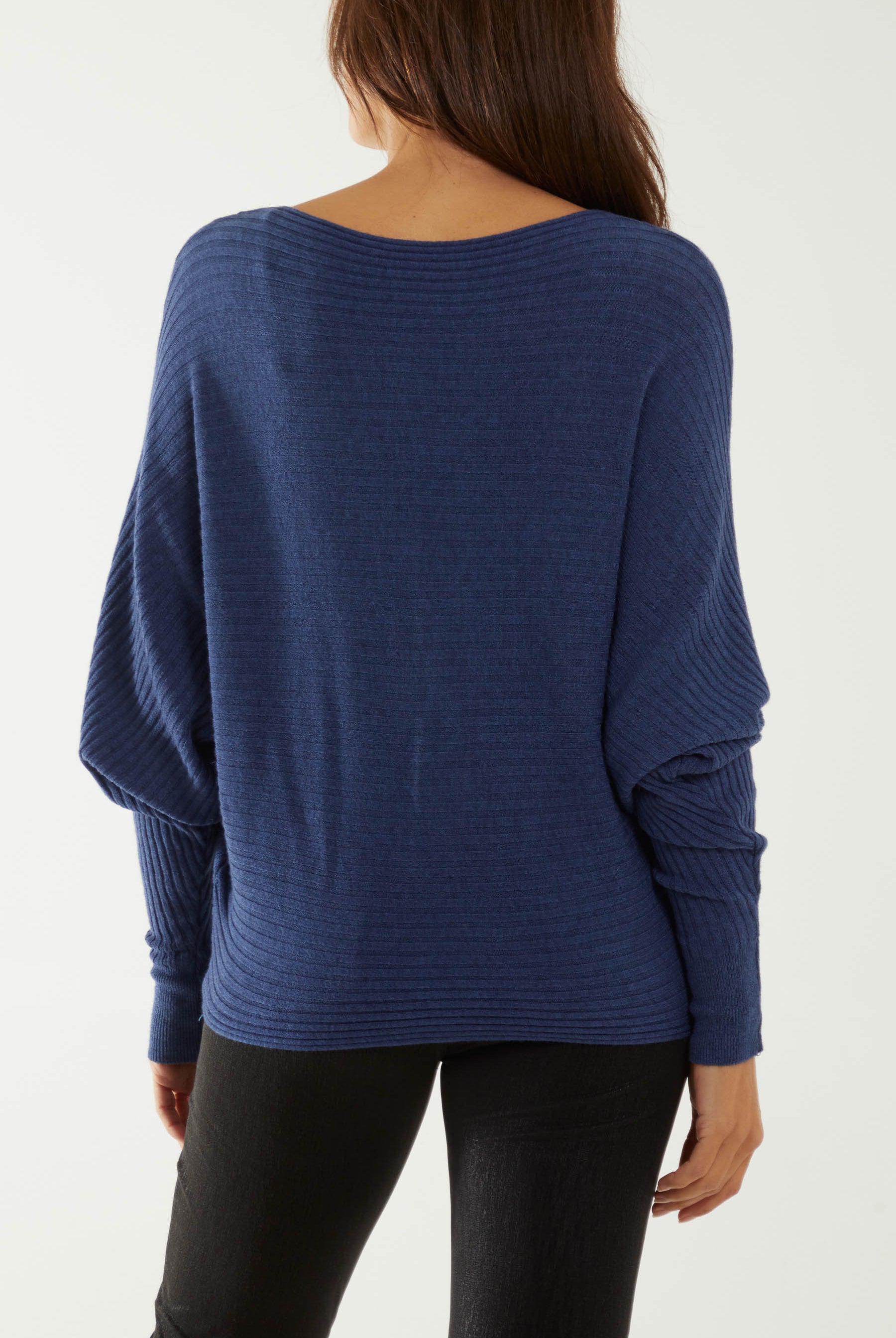 Batwing Ribbed Jumper JMF1 WearAll