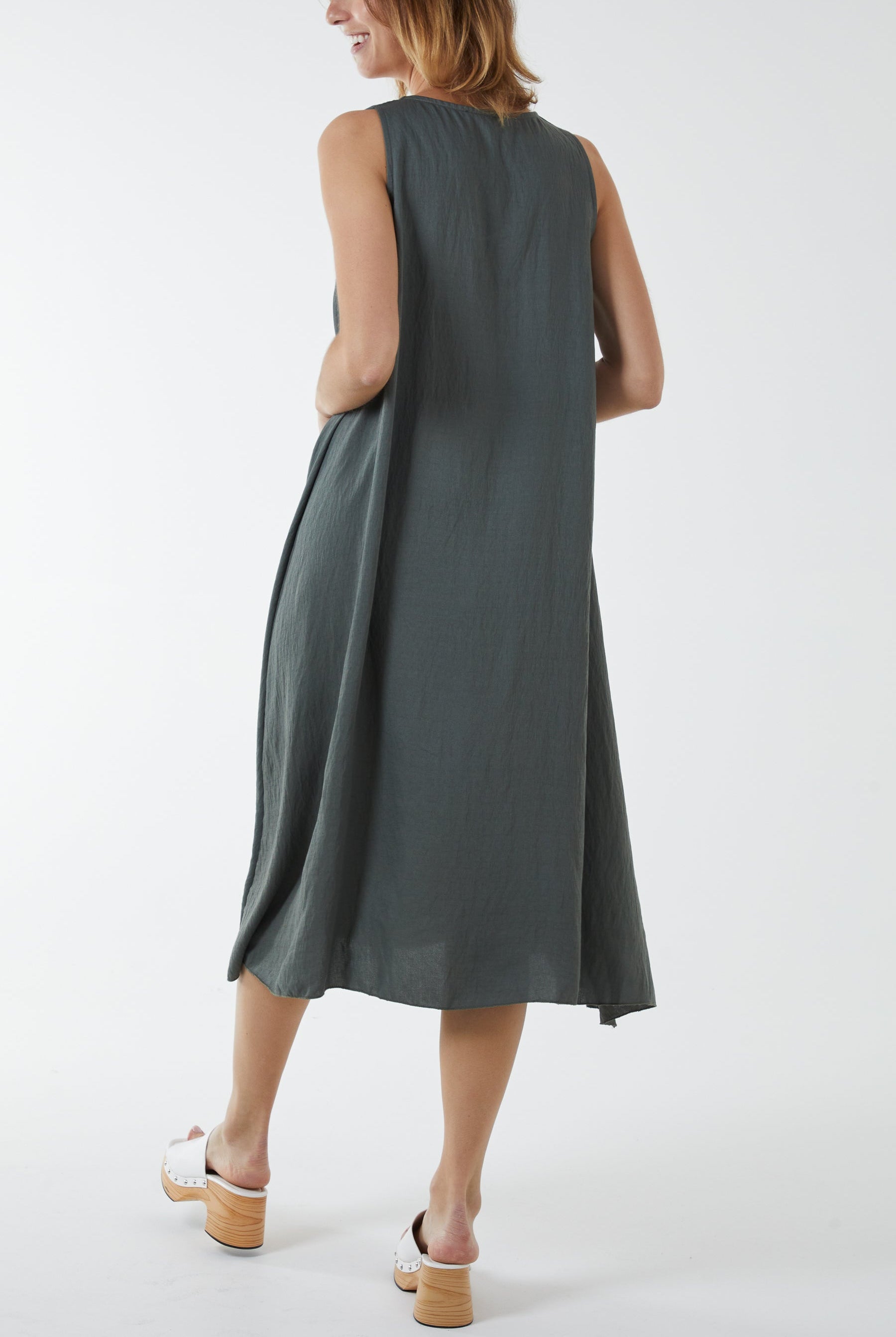 V Neck Sleeveless Dress Dresses WearAll