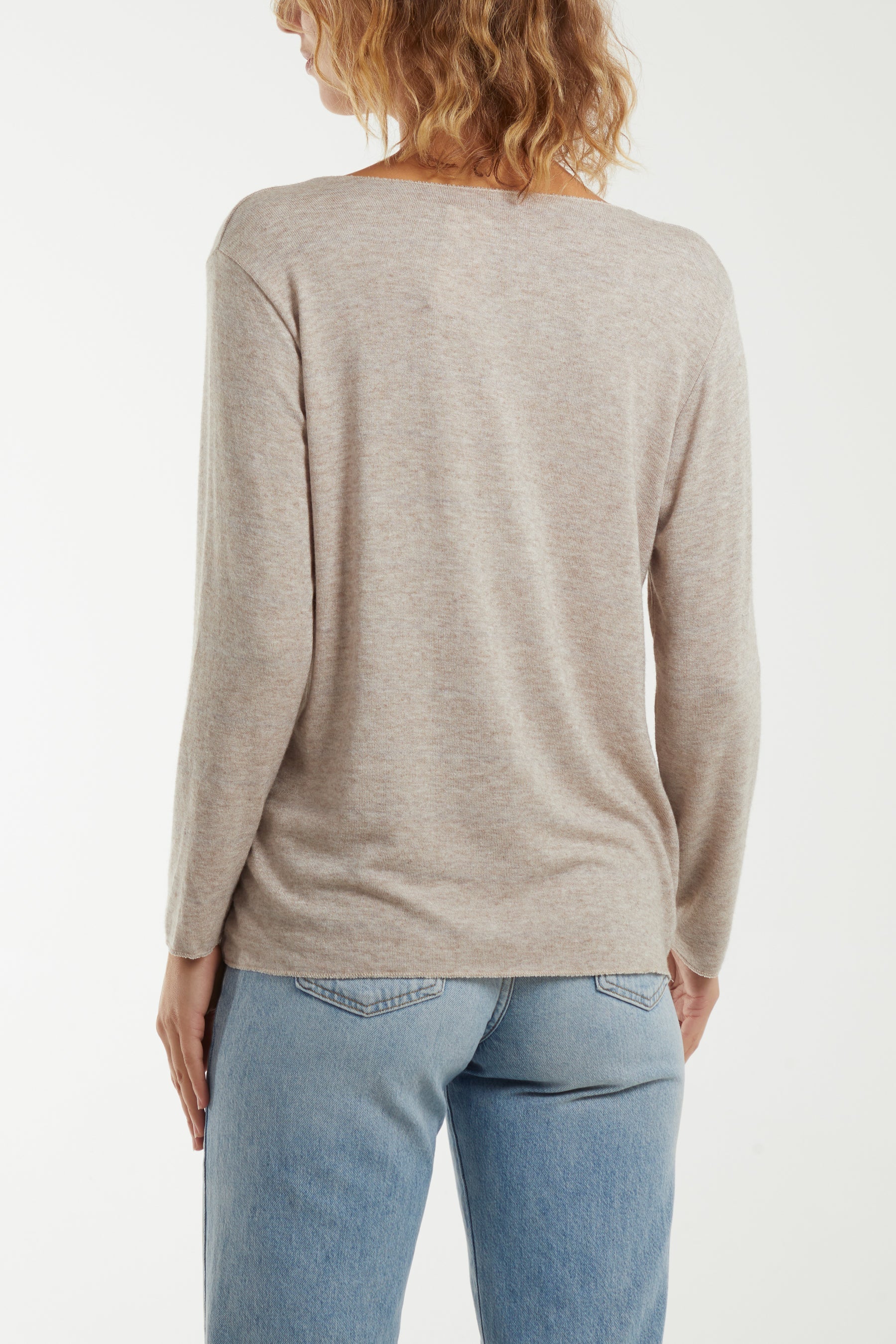 Diamante Star Long Sleeve Jumper Jumpers WearAll