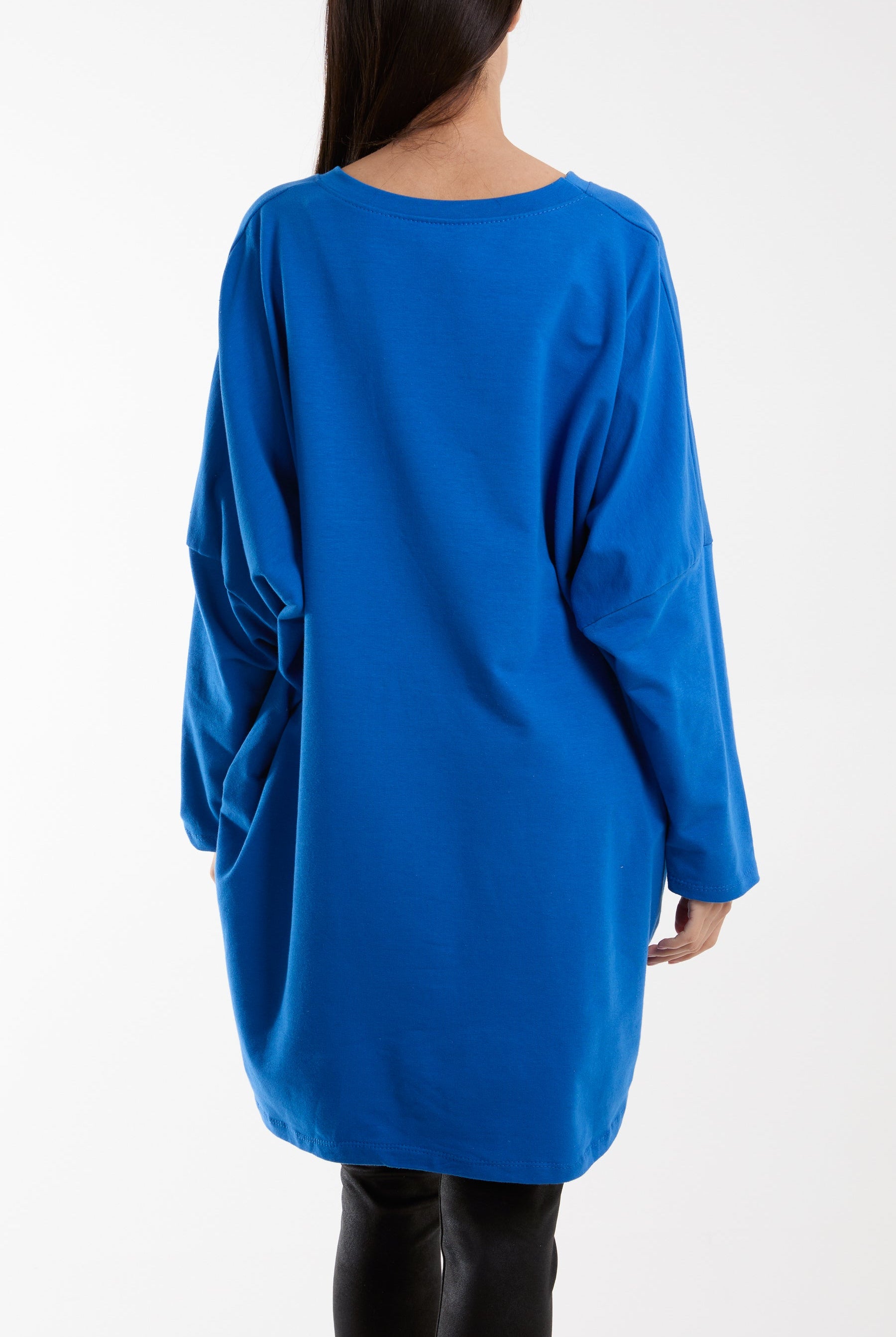 Daisy Long Fine Sweat Top Sweatshirt WearAll