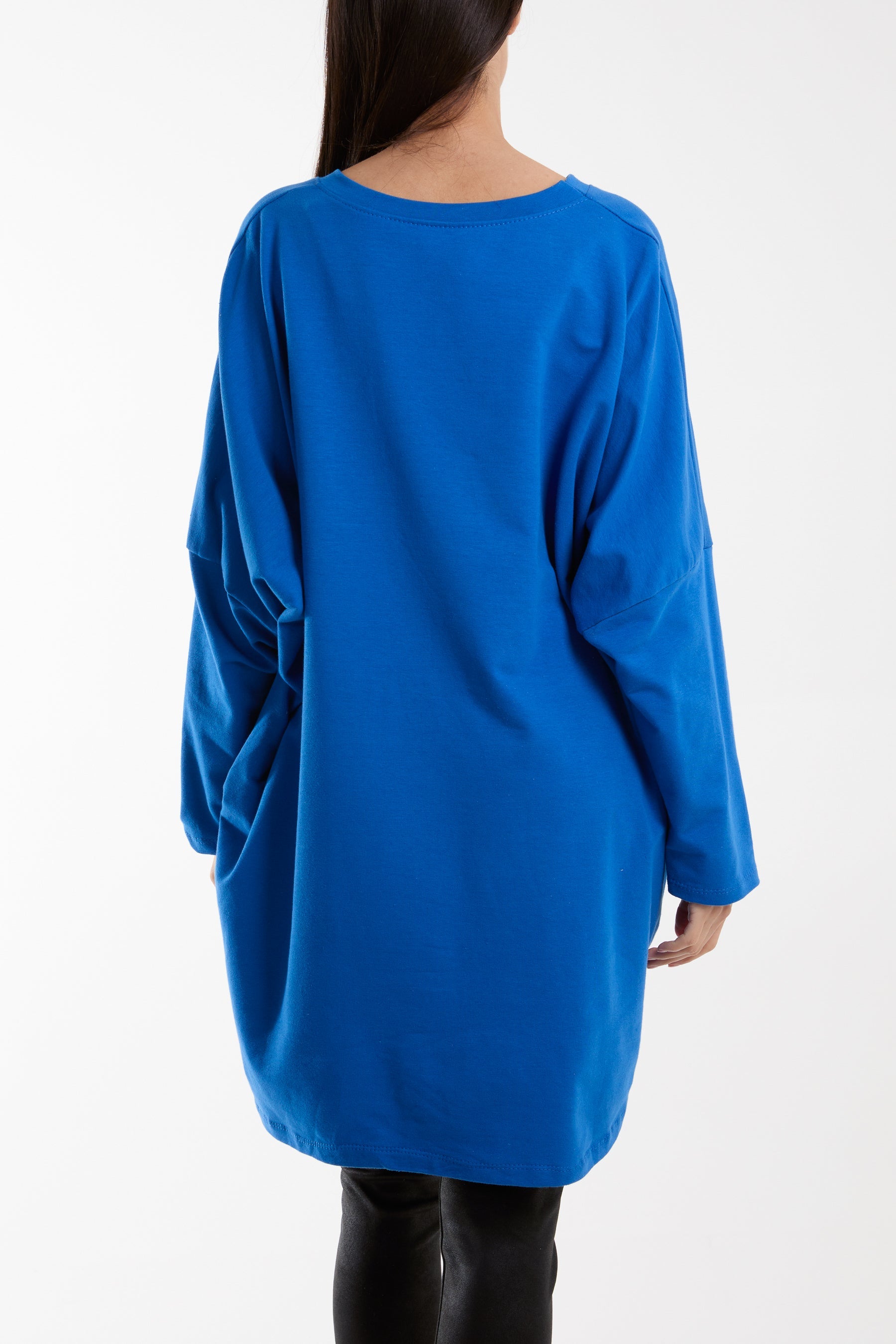 Daisy Long Fine Sweat Top Sweatshirt WearAll