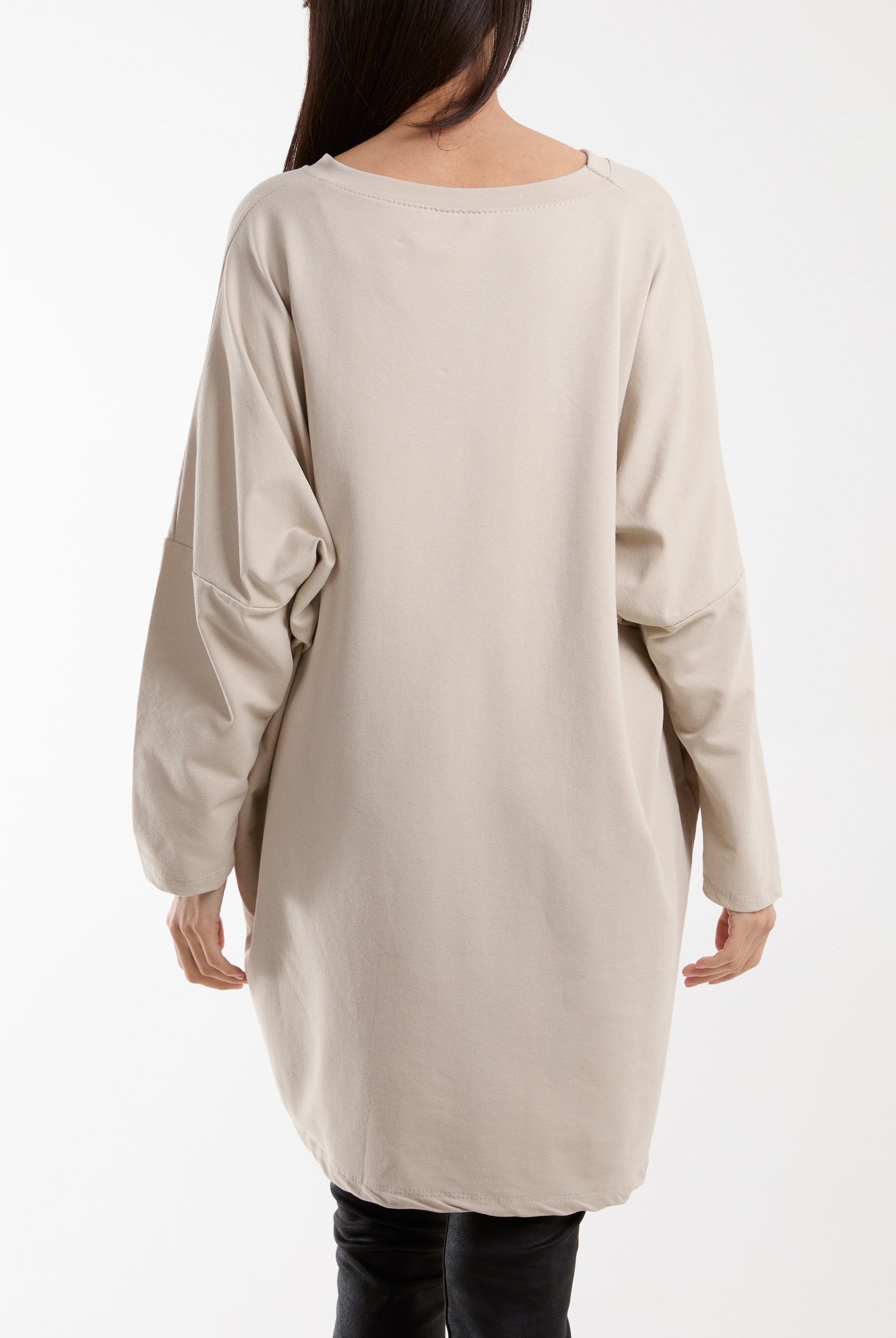 Daisy Long Fine Sweat Top Sweatshirt WearAll