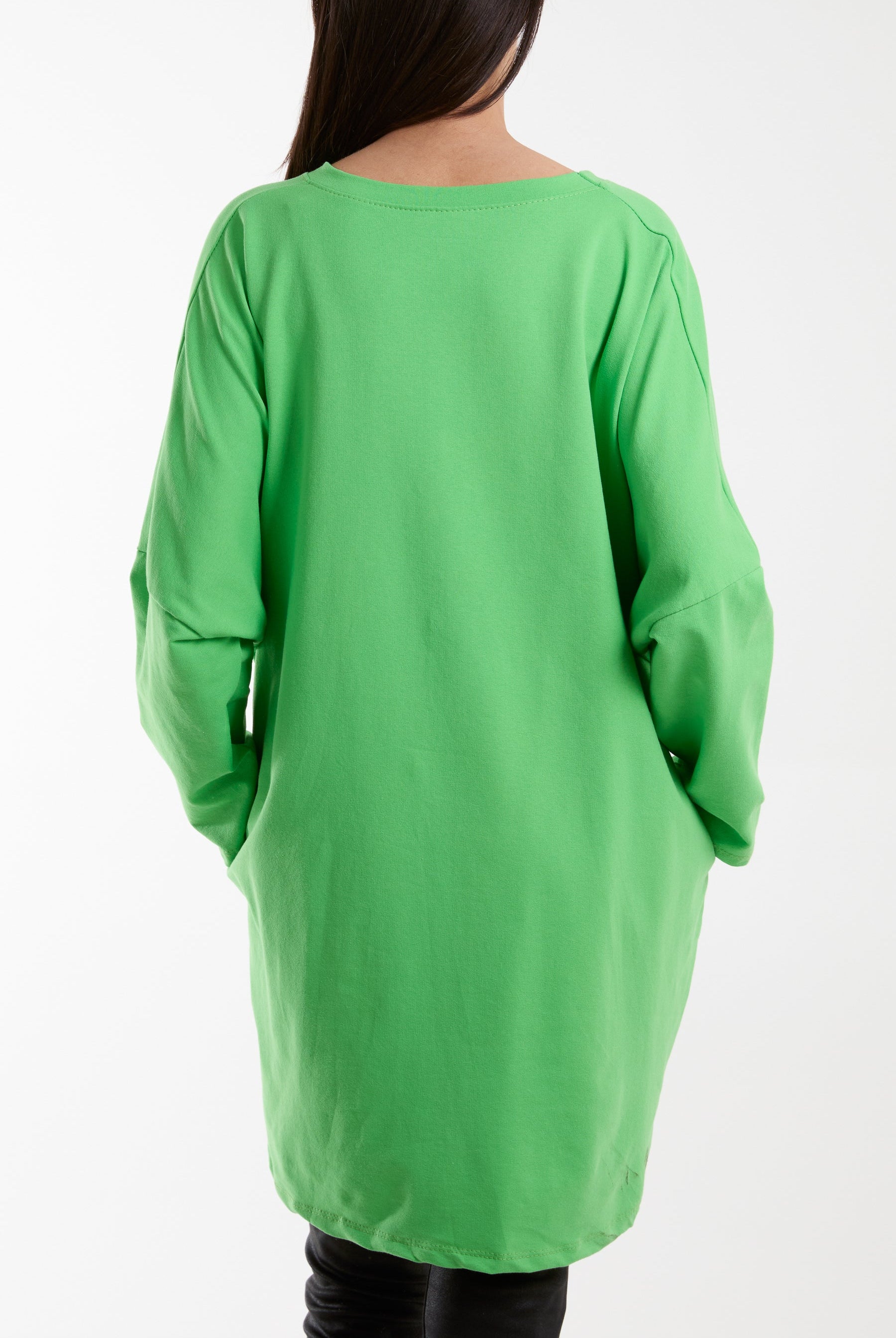 Daisy Long Fine Sweat Top Sweatshirt WearAll