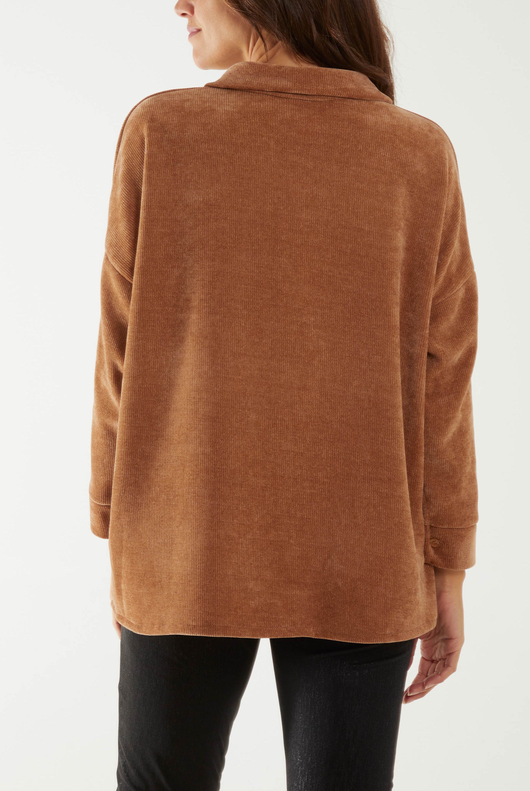 Oversized Corduroy Shirt Jackets WearAll