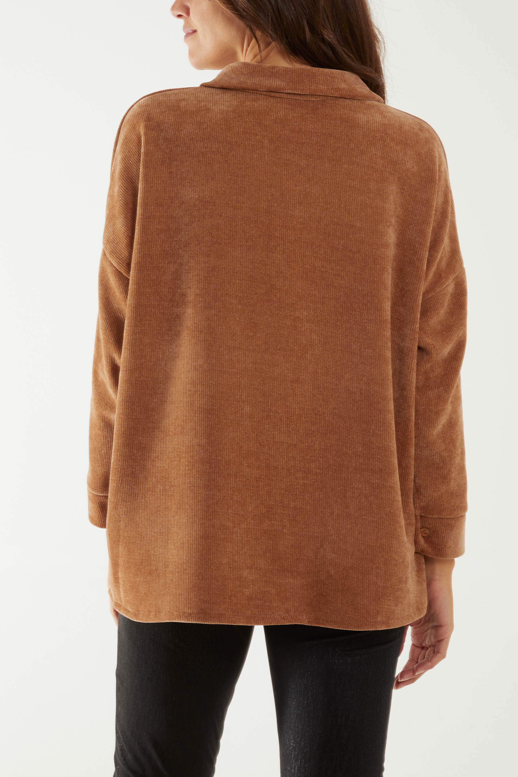 Oversized Corduroy Shirt Jackets WearAll