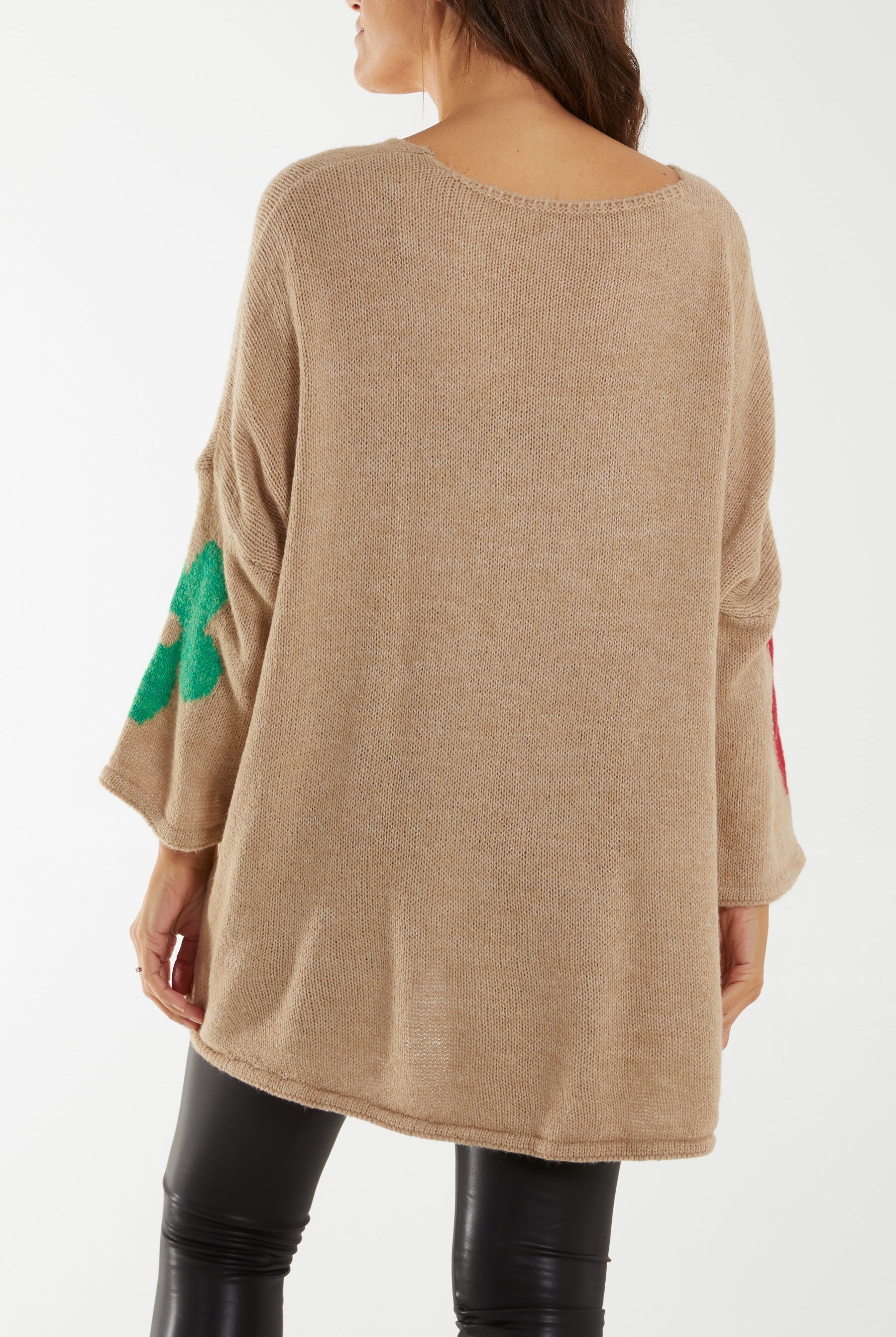 Multi Coloured Flower Jumper Jumpers WearAll