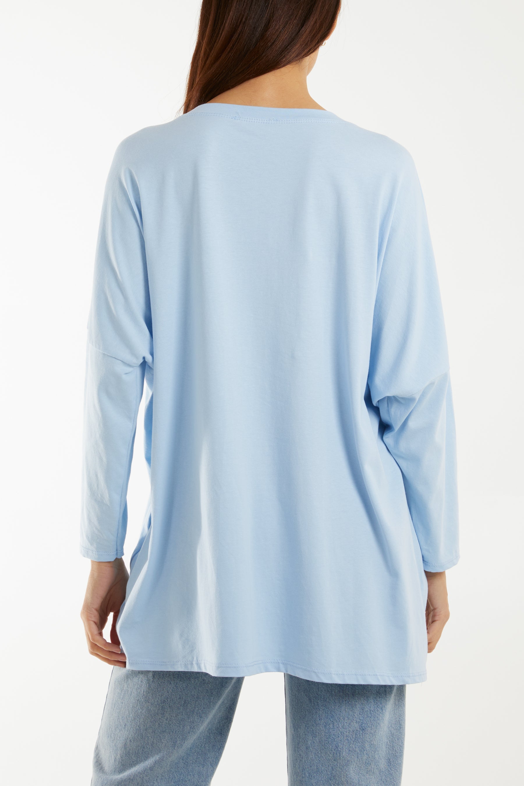 Multicolour Fluffy Daisy Long Sleeve Top T-shirts WearAll