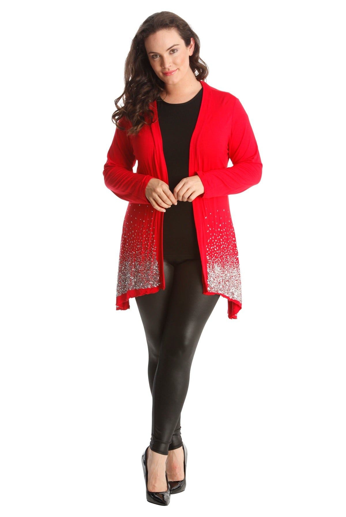 Sequin Sparkle Open Cardigan cardigan WearAll