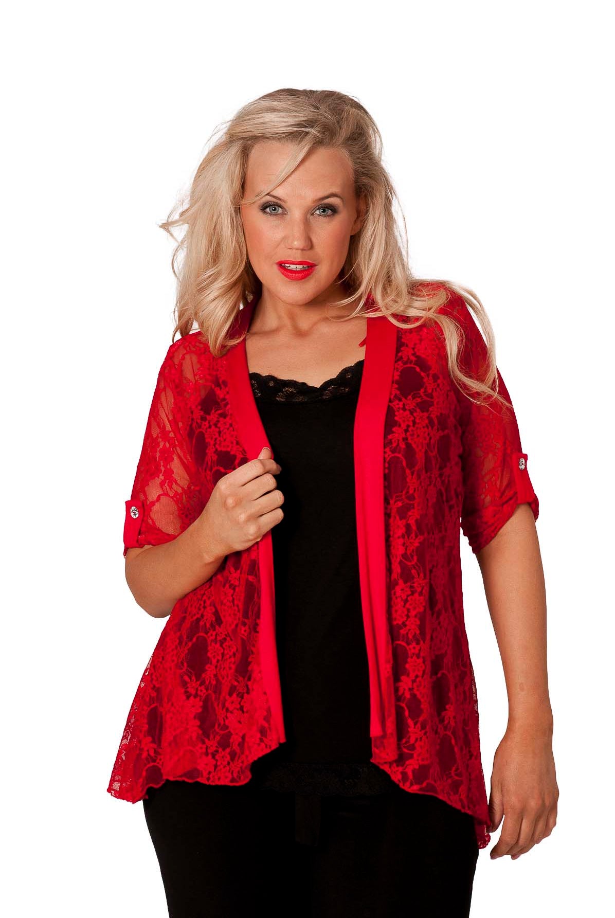 Lace Open Short Cardigan Top cardigan WearAll