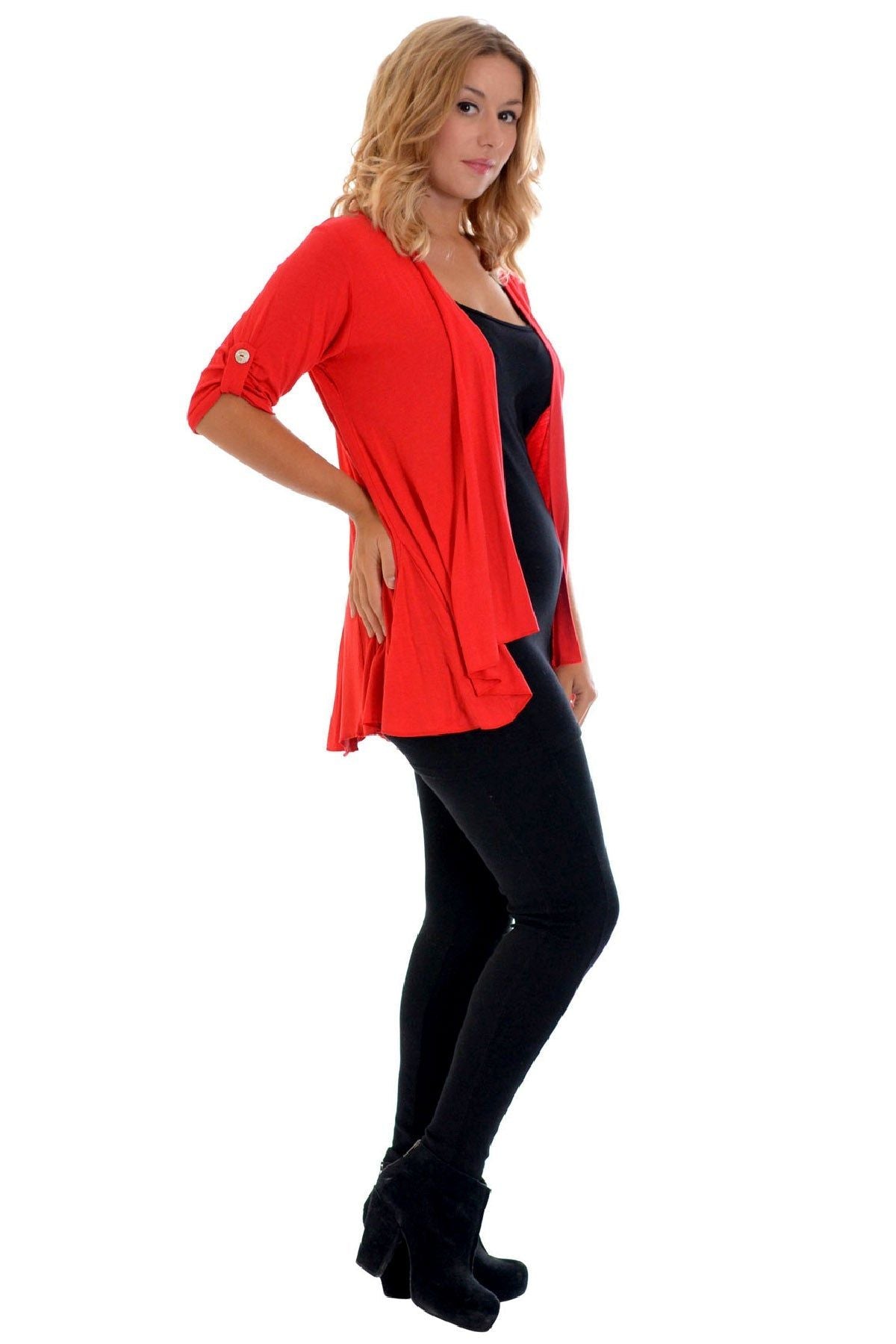 Button Open Cardigan Stretch Top cardigan WearAll