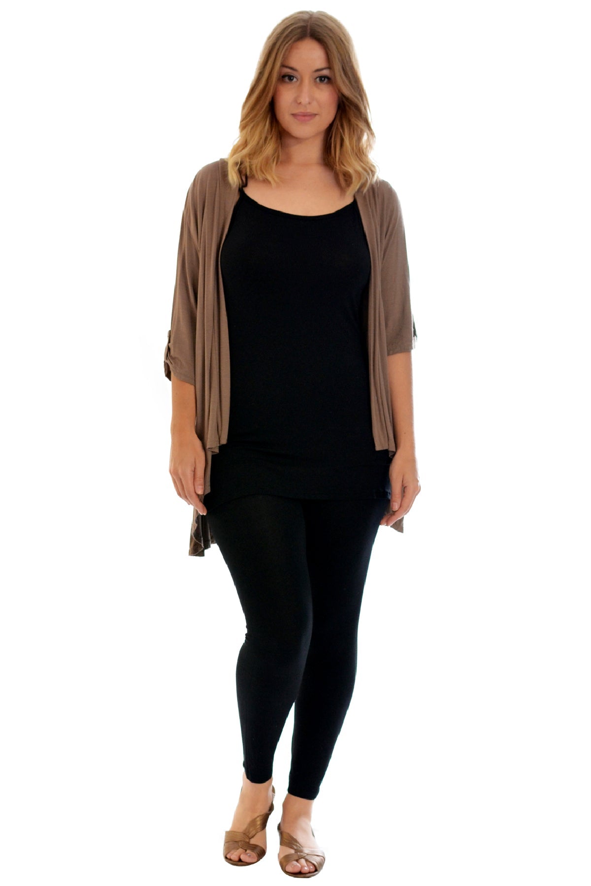 Button Open Cardigan Stretch Top cardigan WearAll