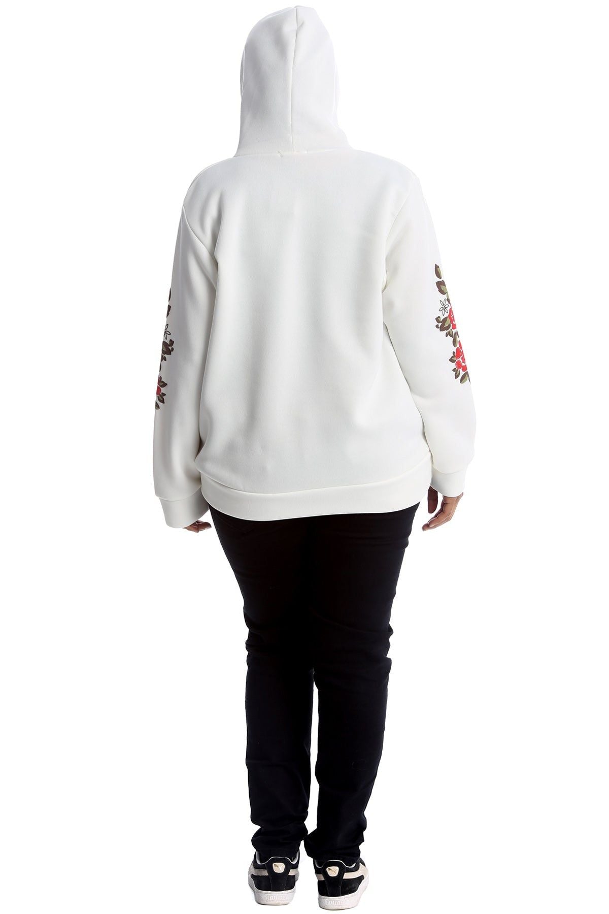 Embroidered Pouch Pocket Sweatshirt Tops WearAll