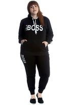 Like Boss Print Top Tracksuit Tops WearAll