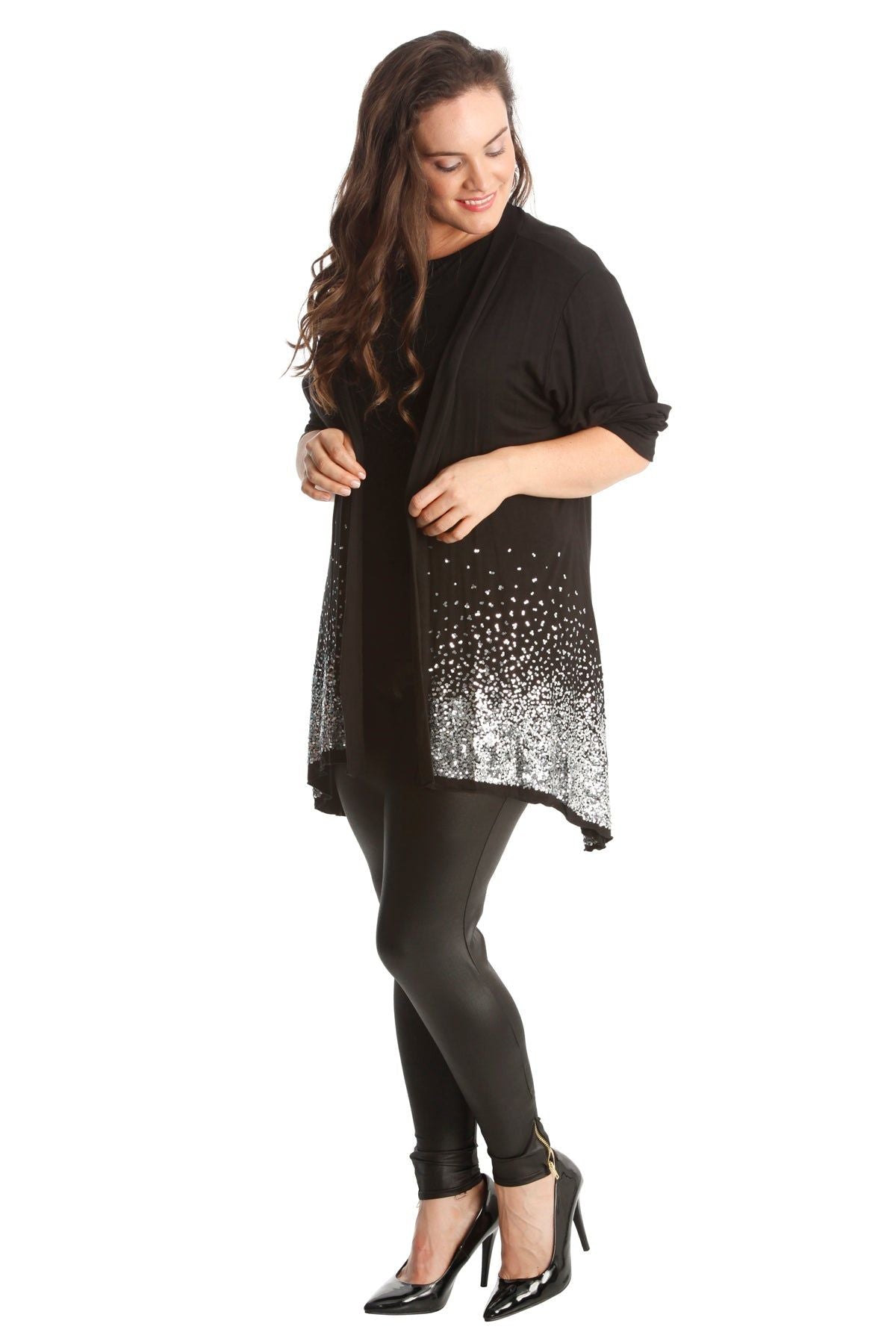 Sequin Sparkle Open Cardigan cardigan WearAll