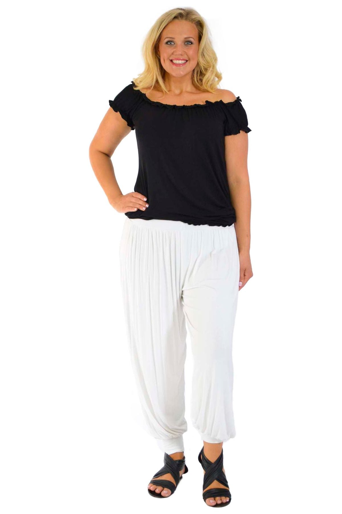 Plus Size Harem Trousers Full Length Trousers WearAll