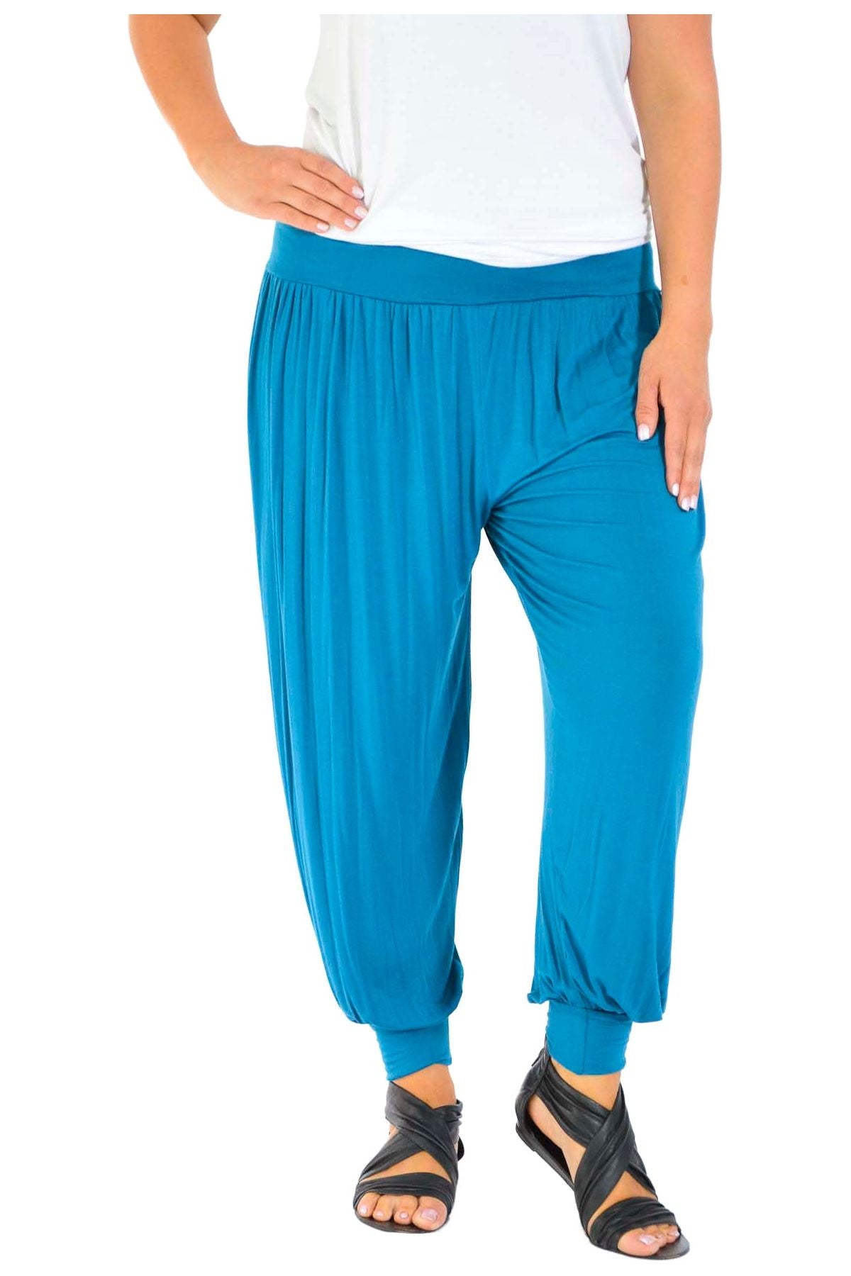 Plus Size Harem Trousers Full Length Trousers WearAll