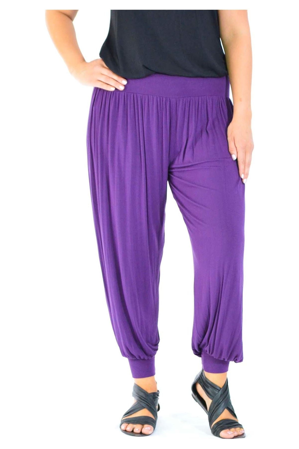 Plus Size Harem Trousers Full Length Trousers WearAll