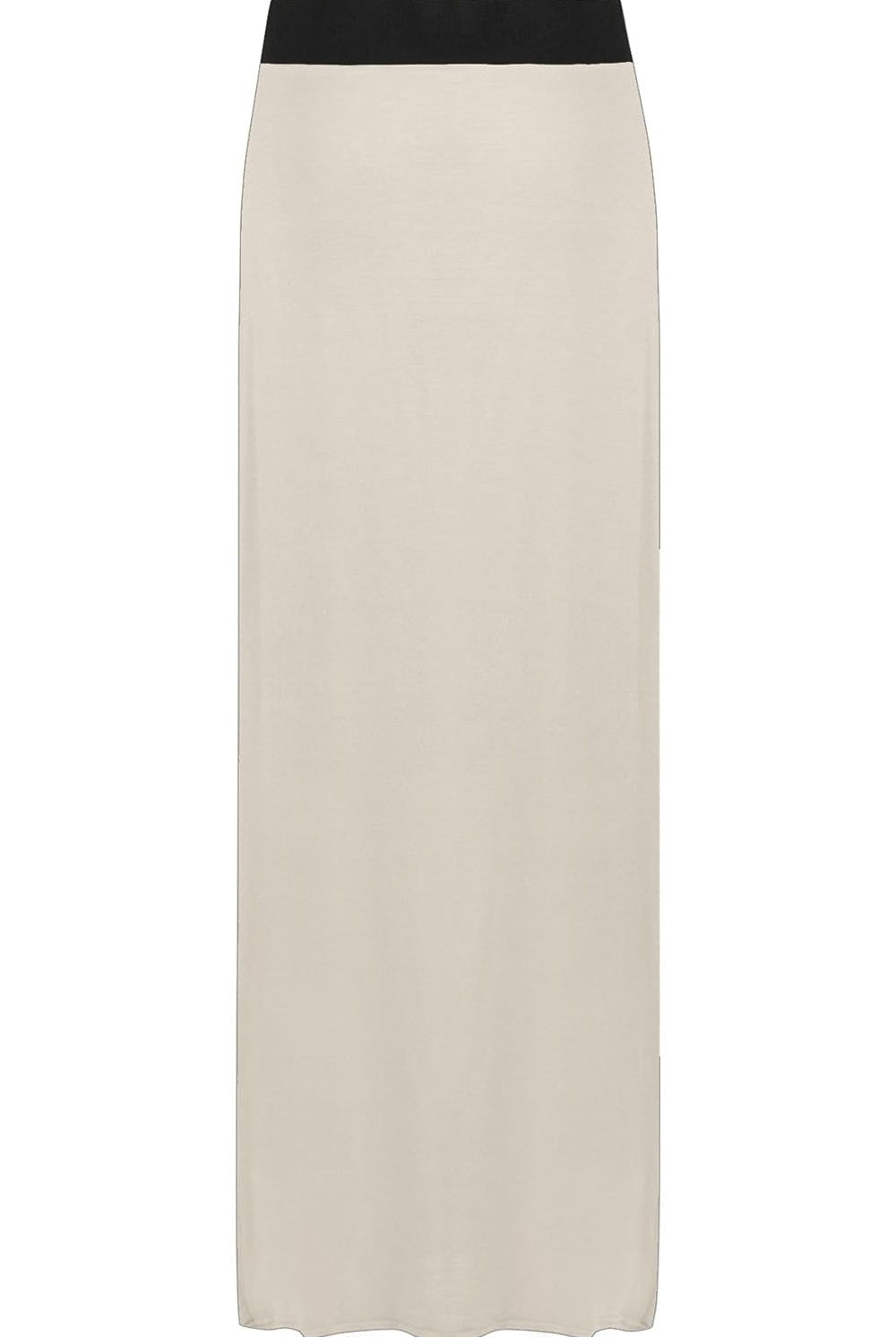 Elasticated Waist Long Maxi Skirt – Plus Size Pencil Style Skirt WearAll
