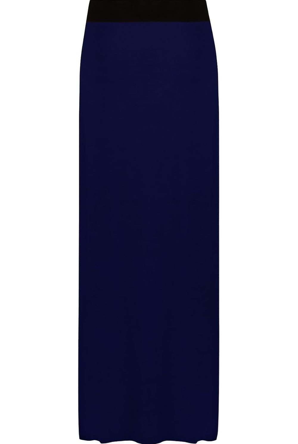 Pencil Long Maxi Skirt Elasticated Waist Skirt WearAll