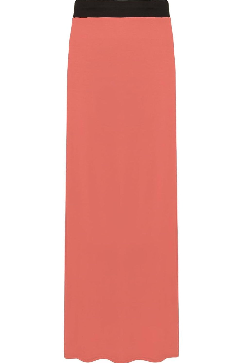 Pencil Long Maxi Skirt Elasticated Waist Skirt WearAll