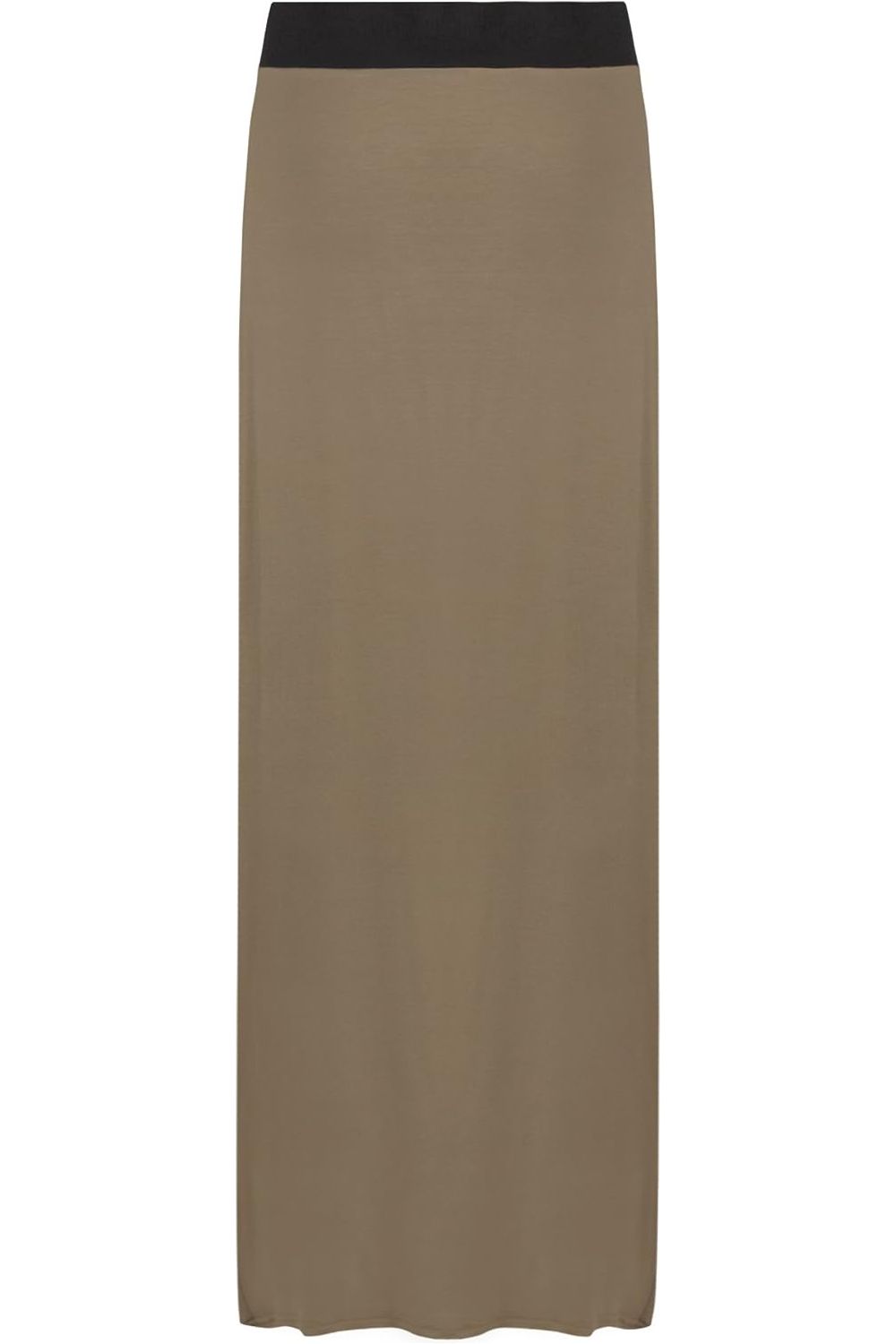 Elasticated Waist Long Maxi Skirt – Plus Size Pencil Style Skirt WearAll