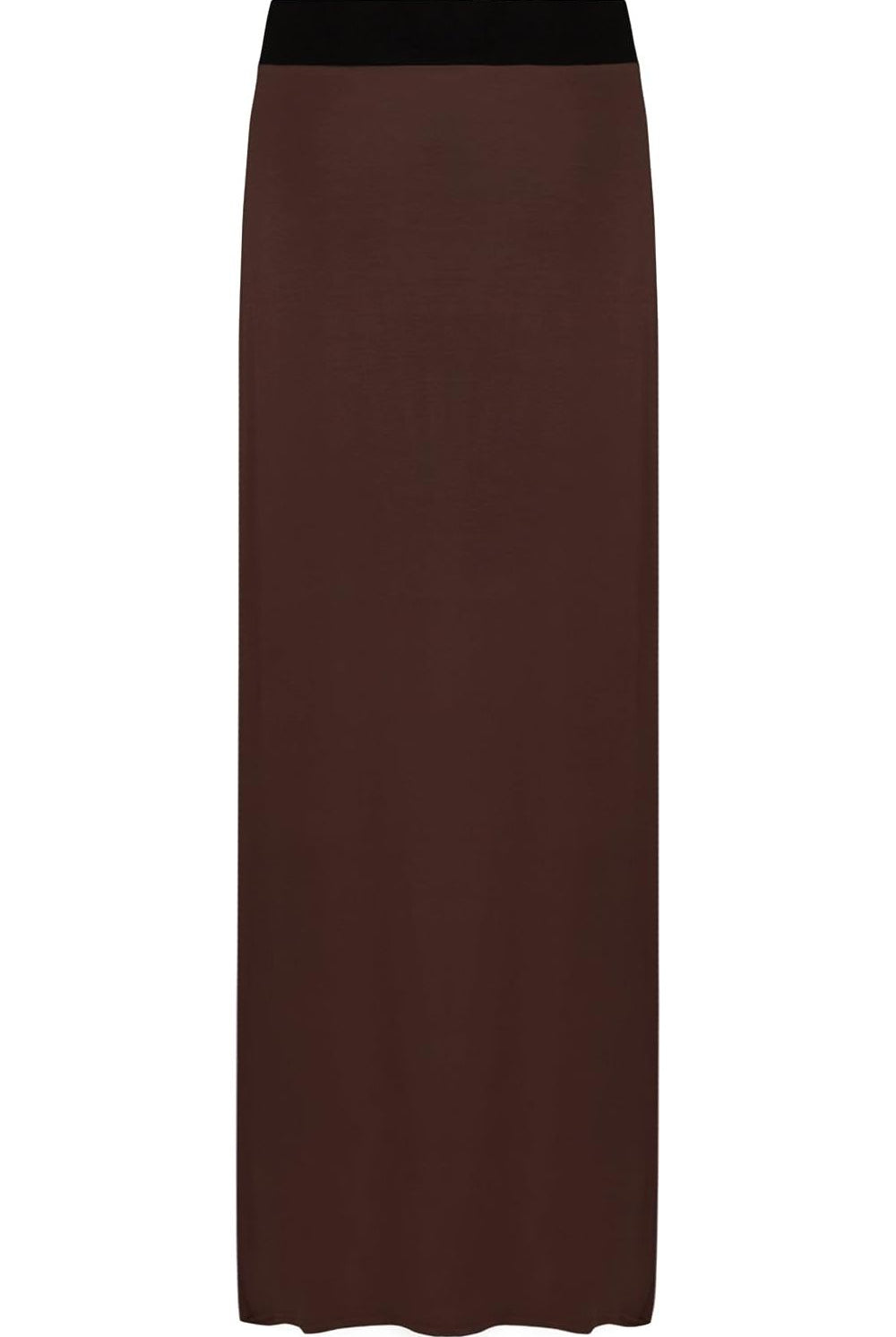 Elasticated Waist Long Maxi Skirt – Plus Size Pencil Style Skirt WearAll
