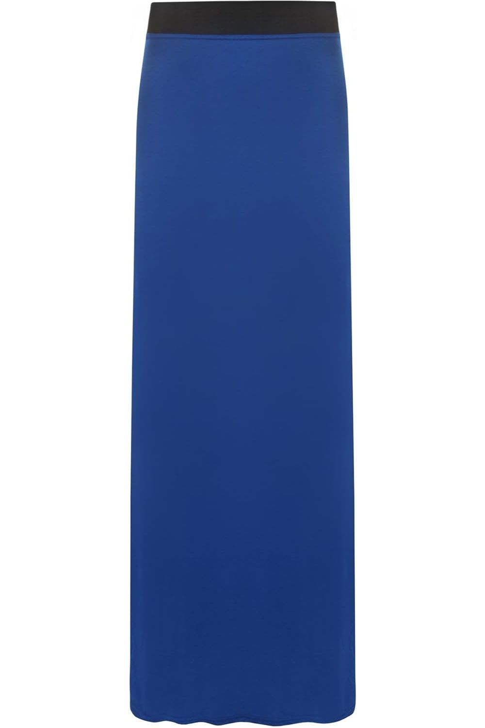 Pencil Long Maxi Skirt Elasticated Waist Skirt WearAll Blue 12-14