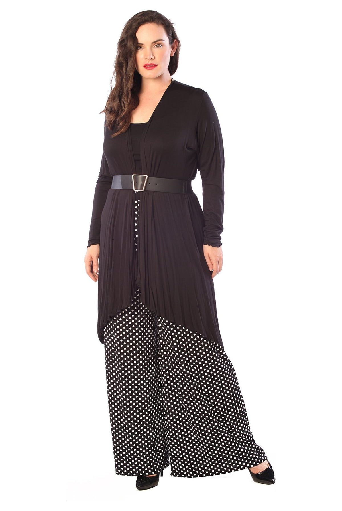 Open Front Hanky Hem Longsleeve Cardigan cardigan WearAll