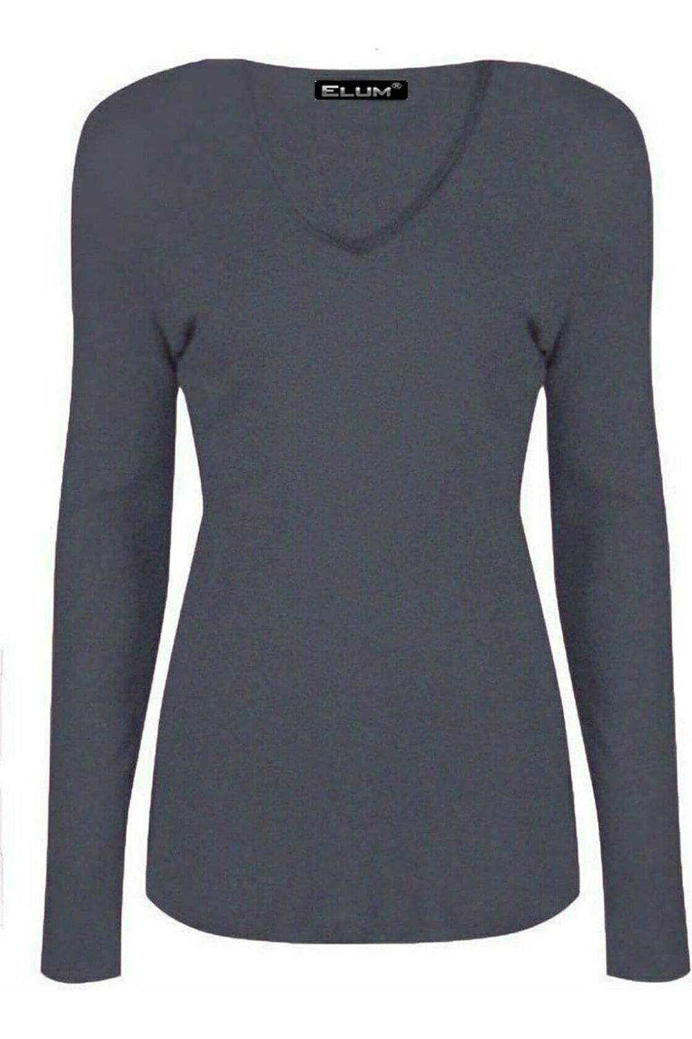 Plus Size Long Sleeve V Neck Top Tops WearAll