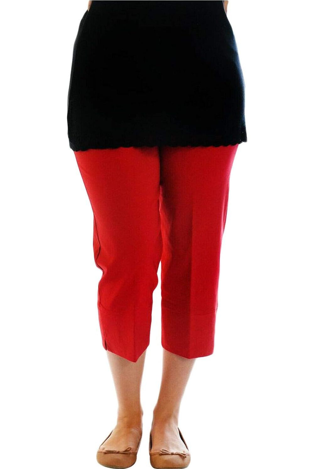 Ladies 3/4 Elasticated Trouser Shorts Trousers WearAll