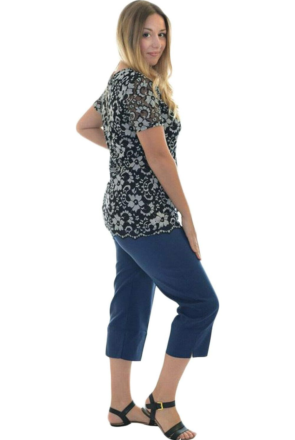 Ladies 3/4 Elasticated Trouser Shorts Trousers WearAll