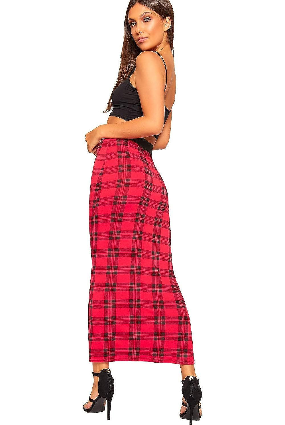 High Waist Stretch Long Maxi Skirt