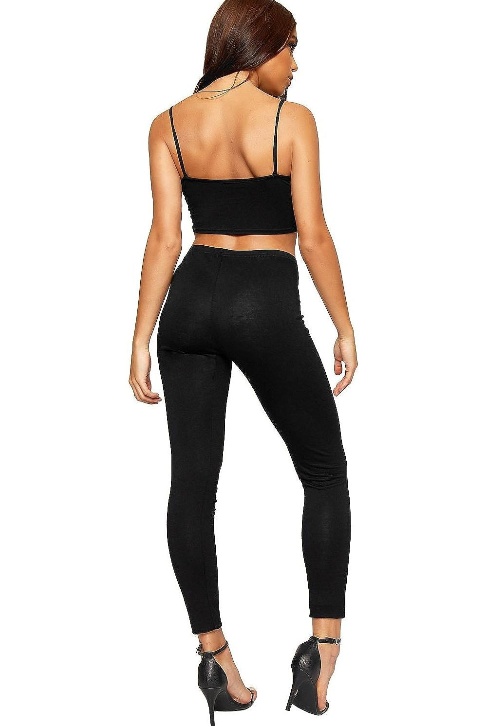 Plain Long Leggings Leggings WearAll