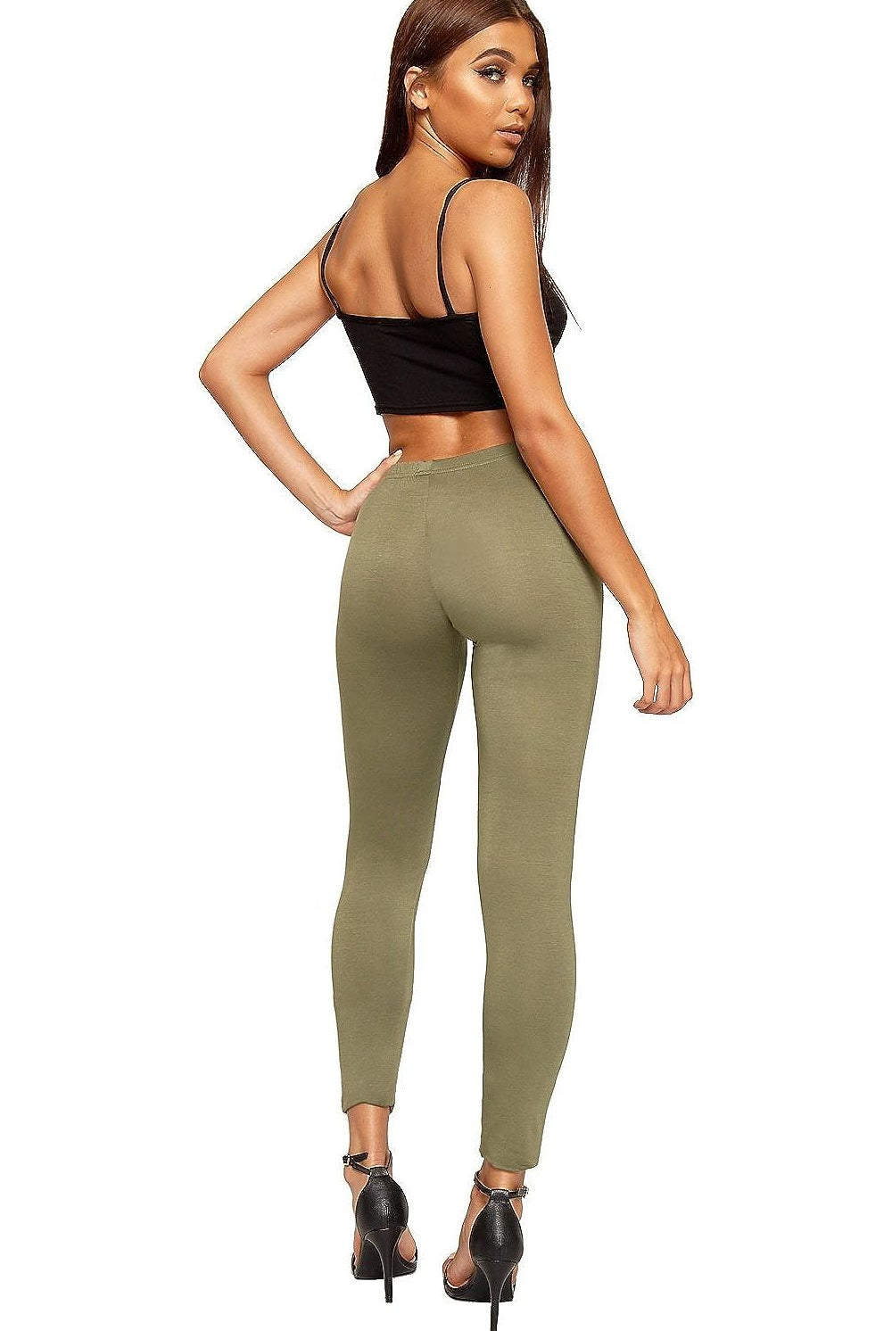 Plain Long Leggings Leggings WearAll