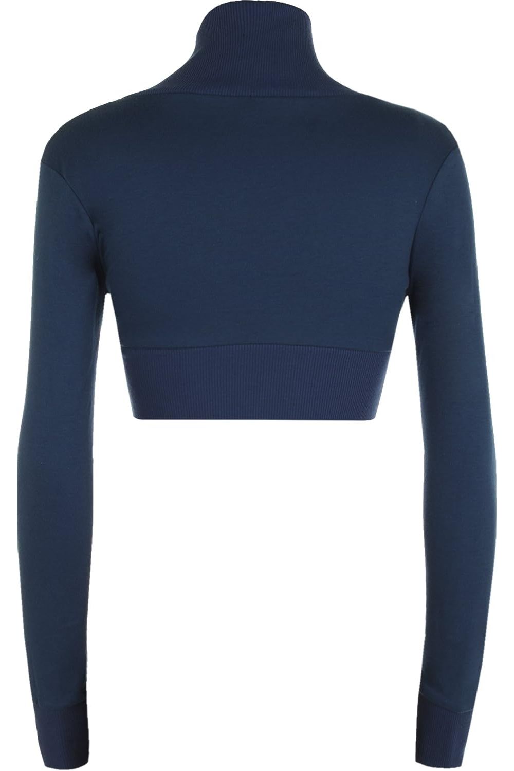 Long Sleeve Ribbed Bolero Shrug Tops WearAll