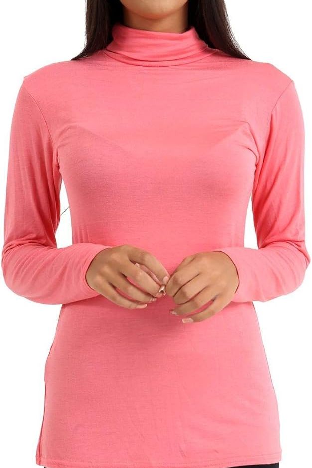 Turtle Neck Long Sleeve Top Tops WearAll