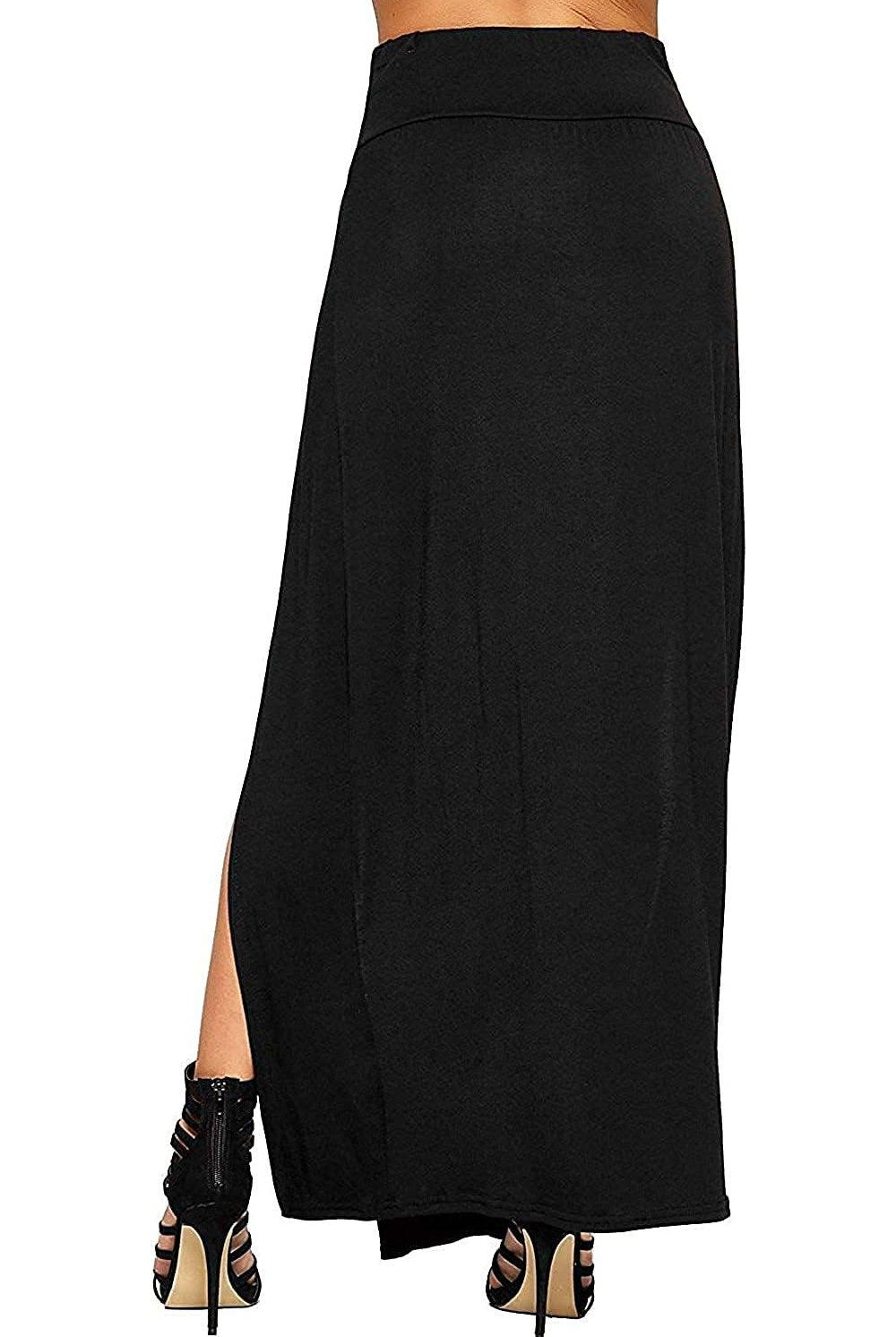 Plus Size Double Split Beach Sarong Skirt Skirt WearAll
