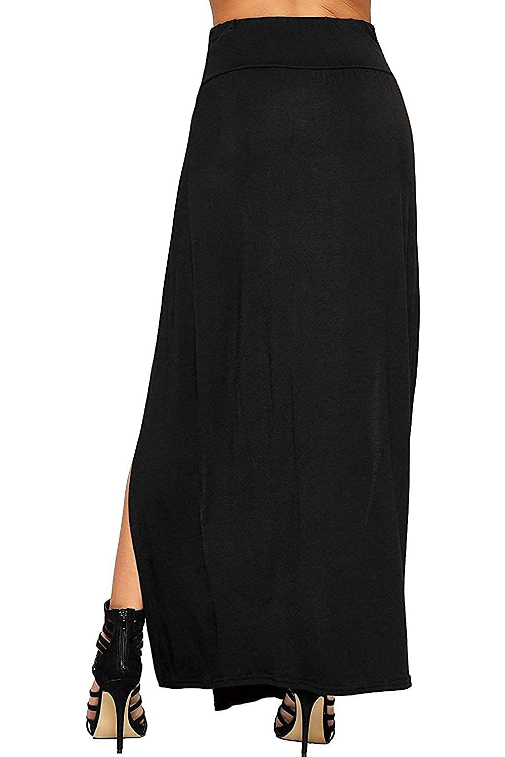 Plus Size Double Split Beach Sarong Skirt Skirt WearAll