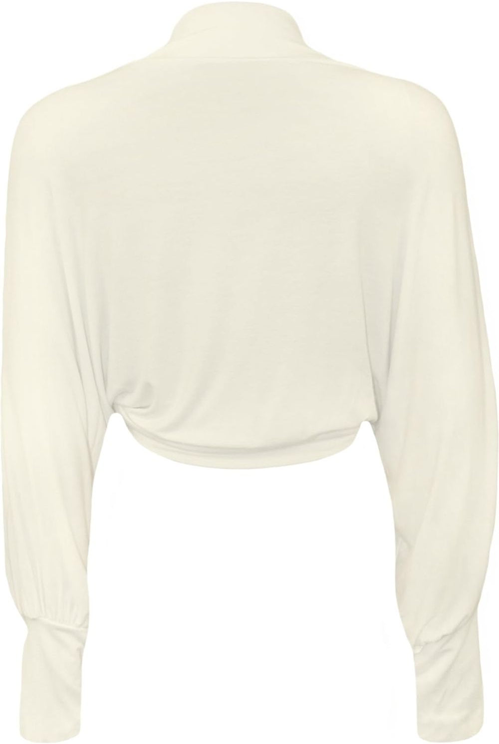 Plus Size Long Sleeve Batwing Shrug Tops WearAll