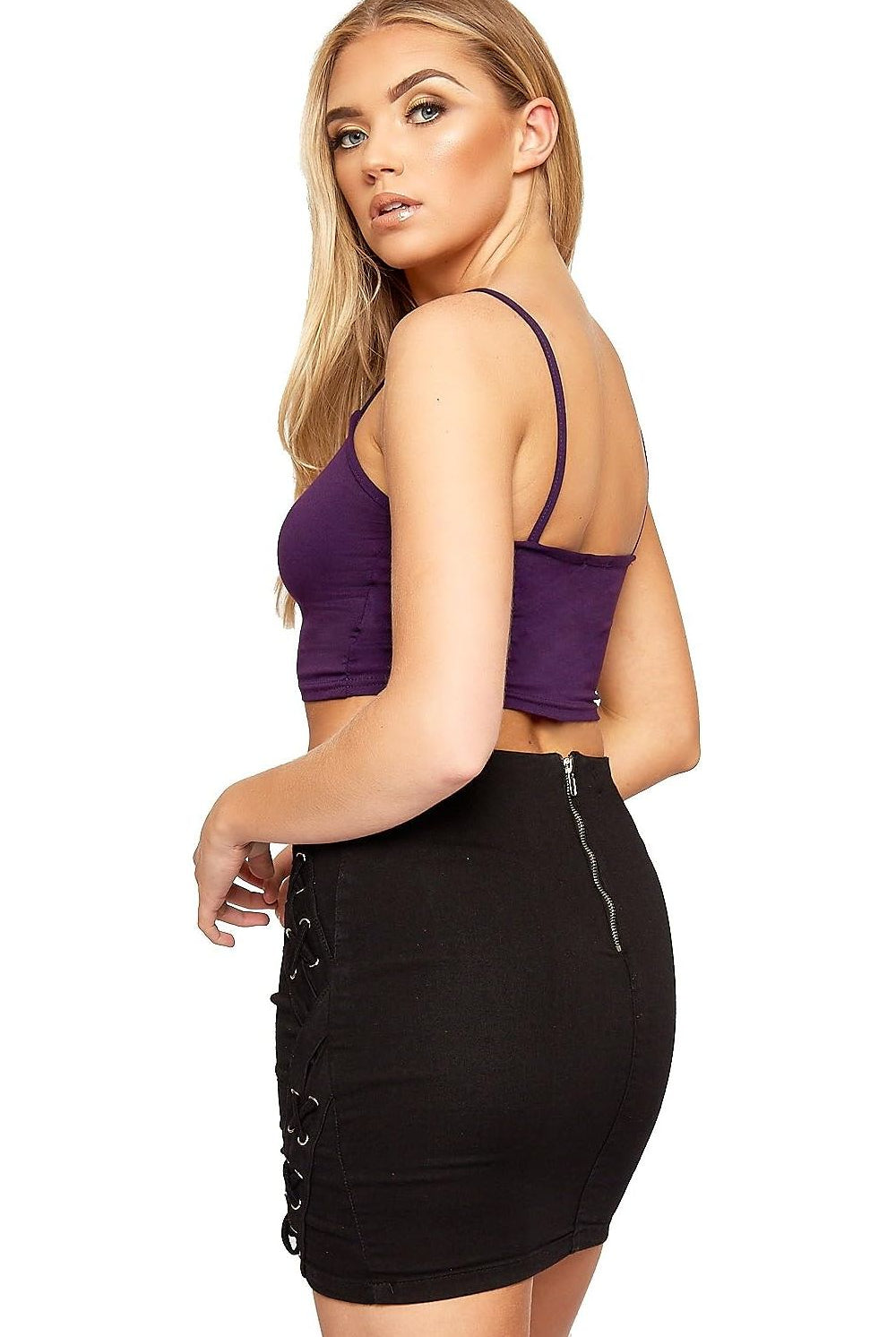 Bralet Crop Stretch Vest Top BraTop WearAll