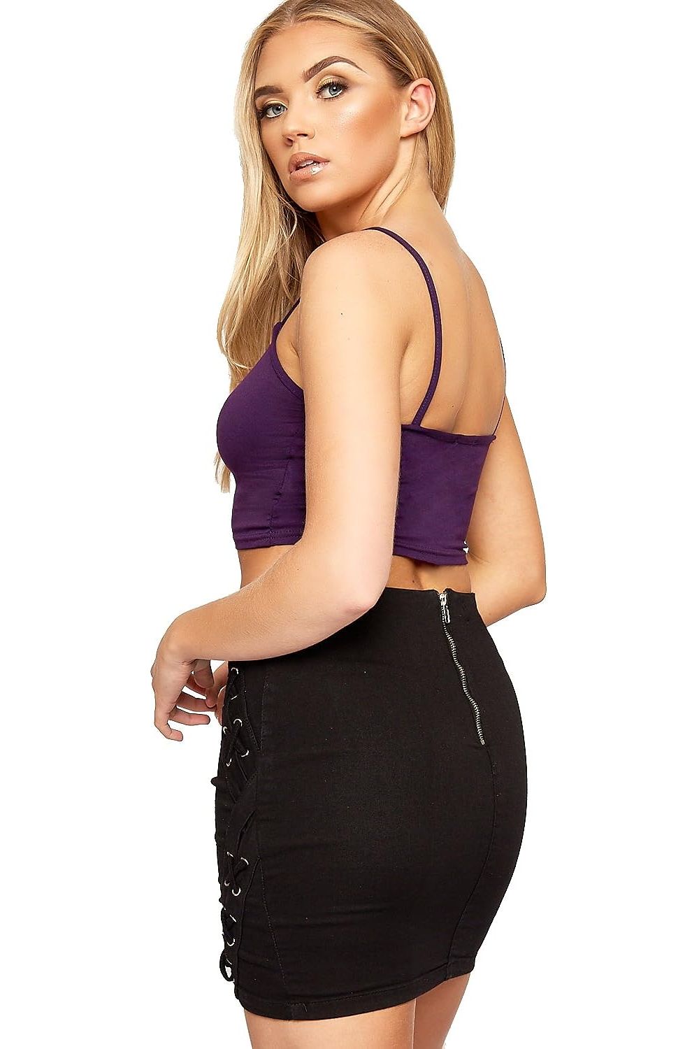 Bralet Crop Stretch Vest Top BraTop WearAll